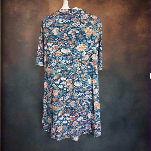 Peruvian Connection Women's Pima Cotton Floral Blouse Size XXL Boho Cottage - Picture 2 of 5